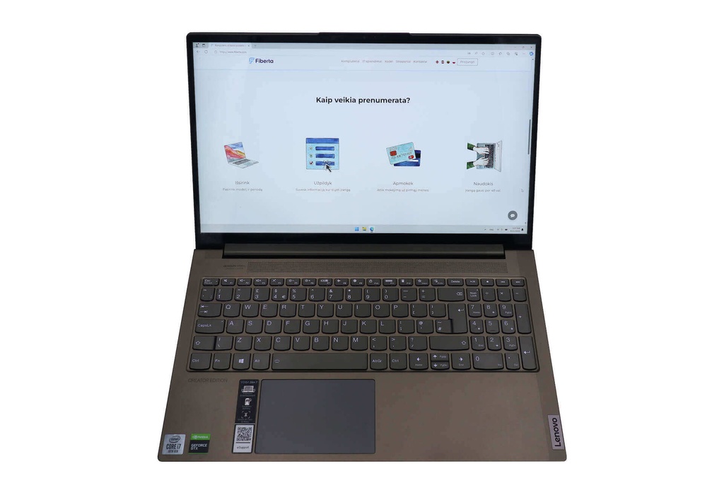 Nuoma Lenovo Yoga Creator 7 15IMH05 15.6" (1920x1080) | Intel Core i7-10750H | 16GB RAM | 512 GB SSD M.2 PCIe NVMe | nVidia GeForce GTX 1650 4GB | U.K. English | Windows 10 Home priekis